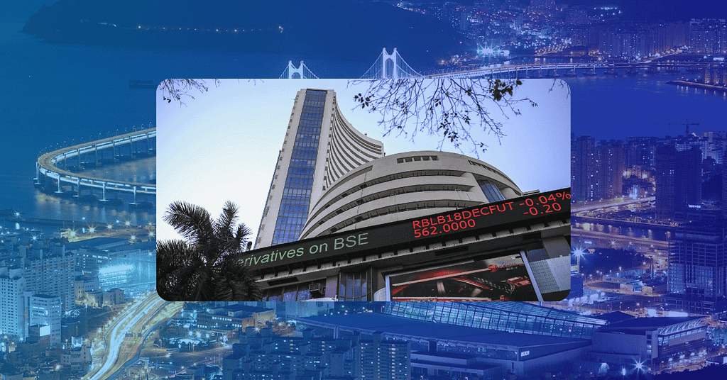 Background of Longest bridge in Mumbai and front of Bombay Stock Exchange for People who want to make money and start business in Mumbai