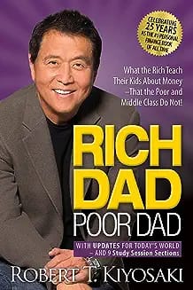 Front page of the books "Rich Dad Poor Dad" is one of the best books for starting a business.